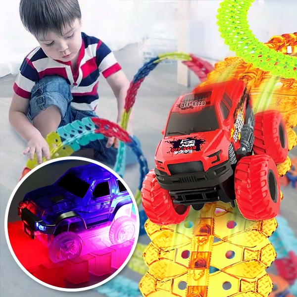 Gaismas celiņš ar automašīnu | LUMITRACK
