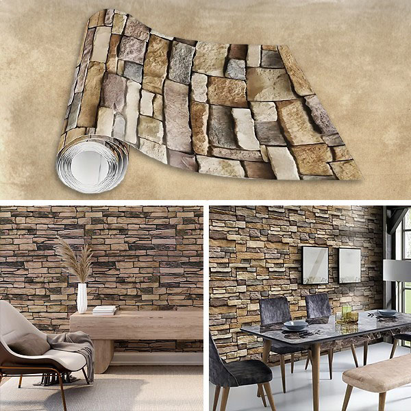 Pašlīmējošs 3D ķieģeļu sienas panelis | WALLCORWRAP