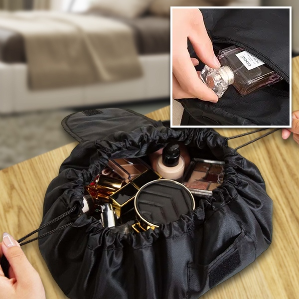 Kosmētikas uzglabāšanas maisiņš ar aukliņu | GLAMSY