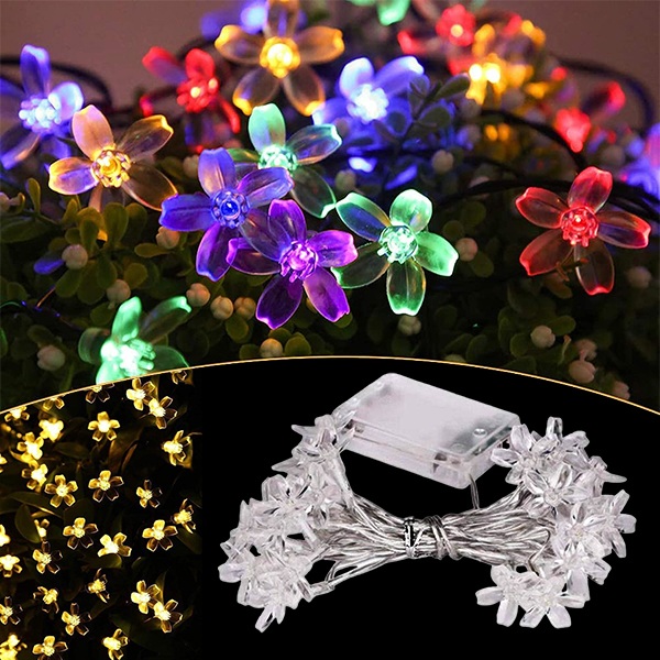 LED gaismas ziedu virtene | DAISYGLOW