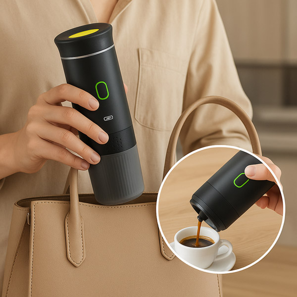 3-vienīā portatīvā espresso kafijas automāts | ESPRESSNA
