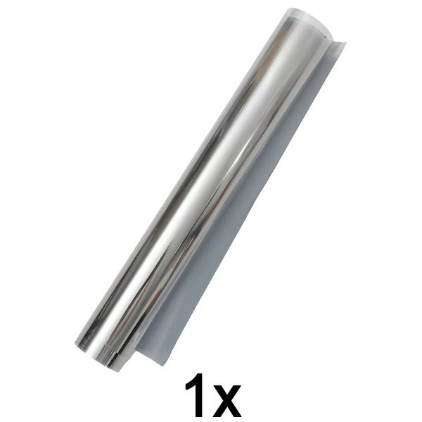 1x Spoguļplēve logu privātumam – 45×200 cm, nav nepieciešami instrumenti | FOILBLISS