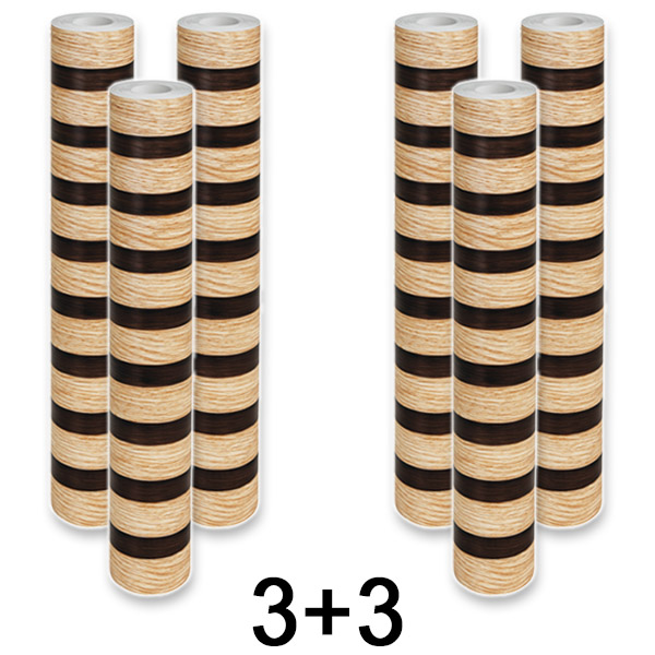 3x Pašlīmējošs koka efekta sienas panelis | LINEWALL 1+1 BEZ MAKSAS