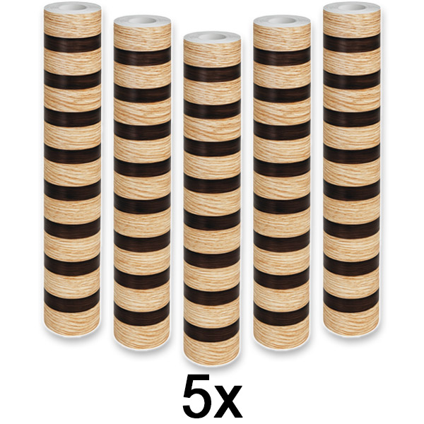 5x Pašlīmējošs koka efekta sienas panelis | LINEWALL
