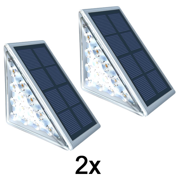 1x Ūdensizturīga saules lampa (2 gab.) | LUMOSTEP