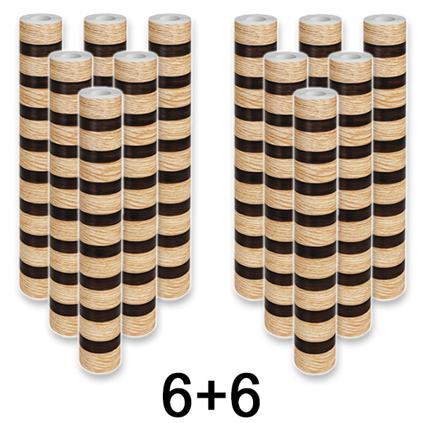 6x Pašlīmējošs koka efekta sienas panelis | LINEWALL 1+1 BEZ MAKSAS