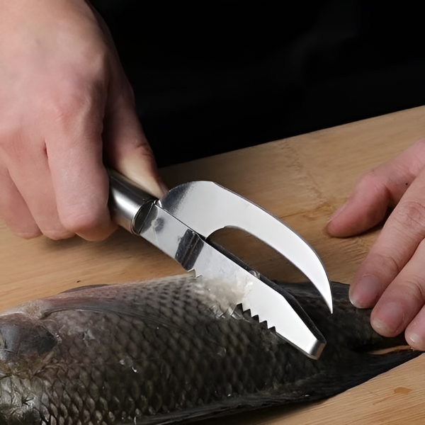 Nerūsējošā tērauda zivju zvīņu noņēmējs | FISHBLADE
