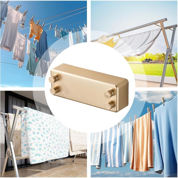 Premium tērauda veļas aukla - 40 kg, 4,2 m, bez urbšanas | RETRADUOLINE