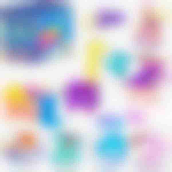 Mīksti saspiežami būvklucīši - 40 gab., TPE, vecums 3+ | JELLYFUN