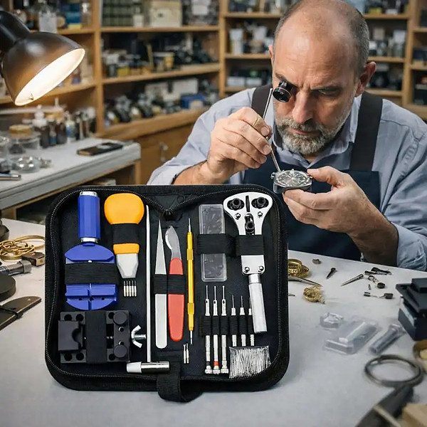 Pilns pulksteņu remonta komplekts | TIMEKIT