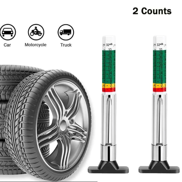 Riepas protektora dziļuma mērītājs (2 gab.) | TIREMETER